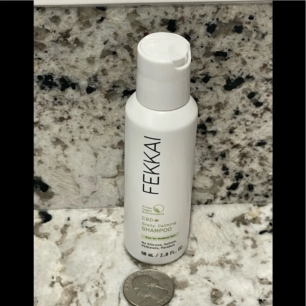 🌶5/$16 Fekkai cbd scalp calming Hair shampoo travel 2oz NWT